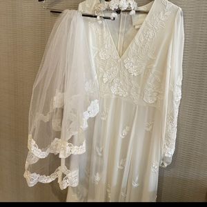 Size 16 BHLDN anthropology Nassau gown